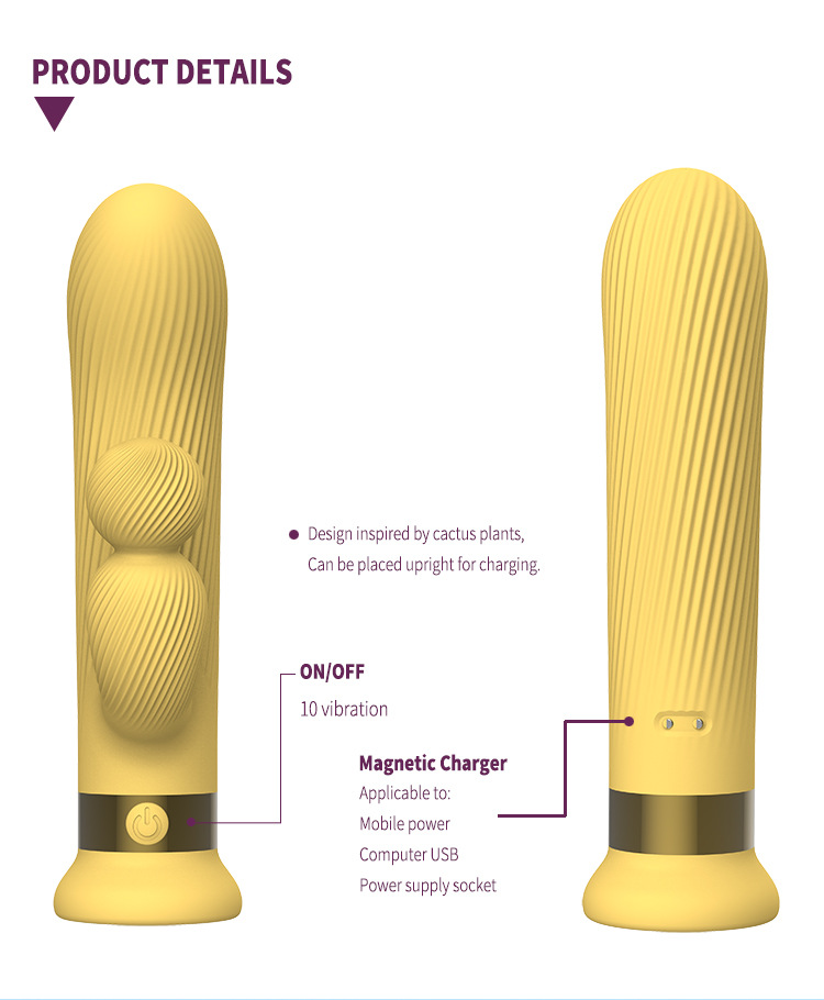 Cactus stripes G-Spot Rabbit Vibrator