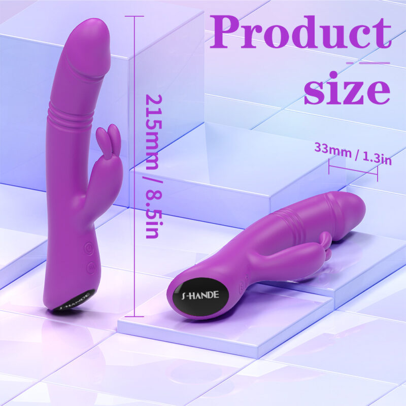 Extension and retraction G-Spot Rabbit Vibrator