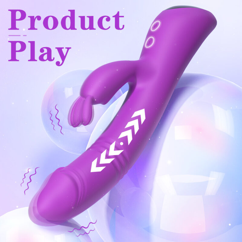 Extension and retraction G-Spot Rabbit Vibrator
