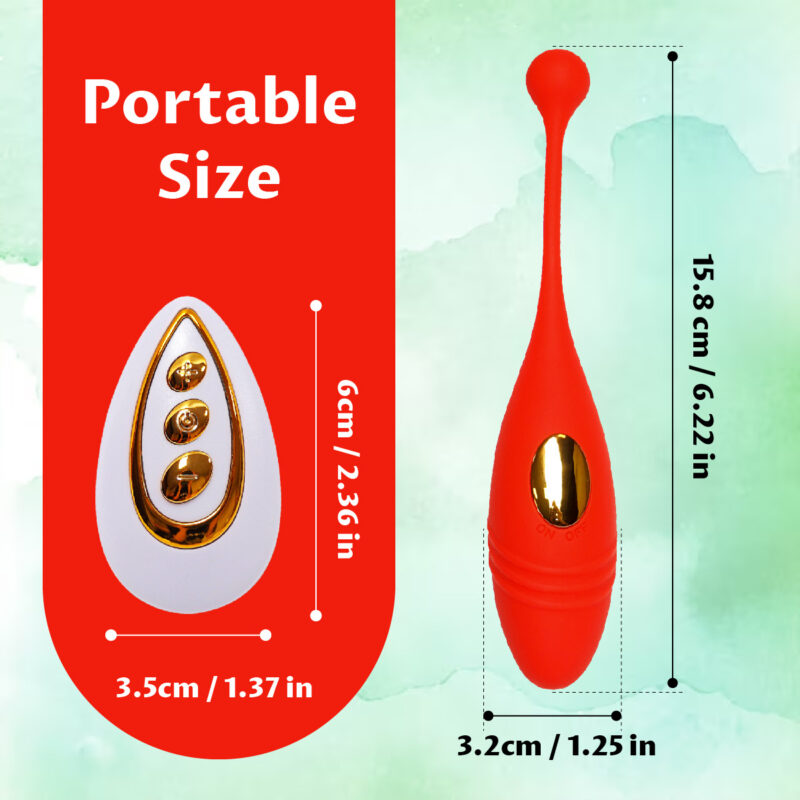 Wireless remote control of female masturbation egg-jumping vibrator