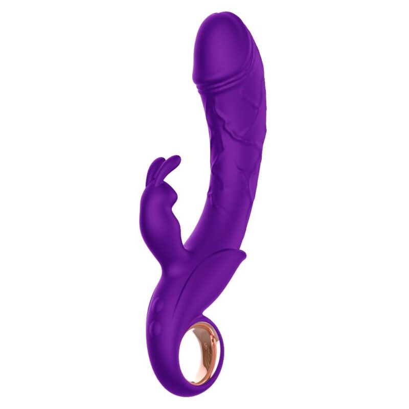 Purple simulation G-Spot Rabbit Vibrator