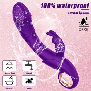 Purple simulation G-Spot Rabbit Vibrator