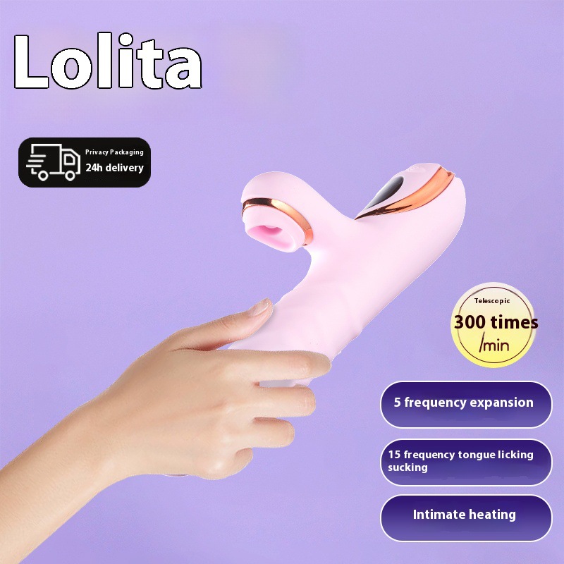 Telescopic swing G-Spot and Clitoral Suction Stimulator