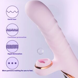 Telescopic swing G-Spot and Clitoral Suction Stimulator