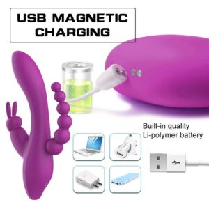 Three-in-one Anus G-Spot Rabbit Vibrator