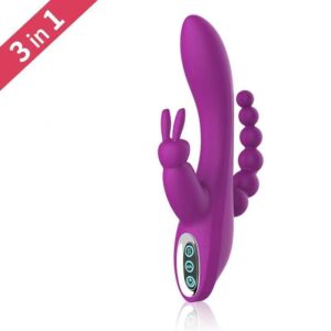 Three-in-one Anus G-Spot Rabbit Vibrator