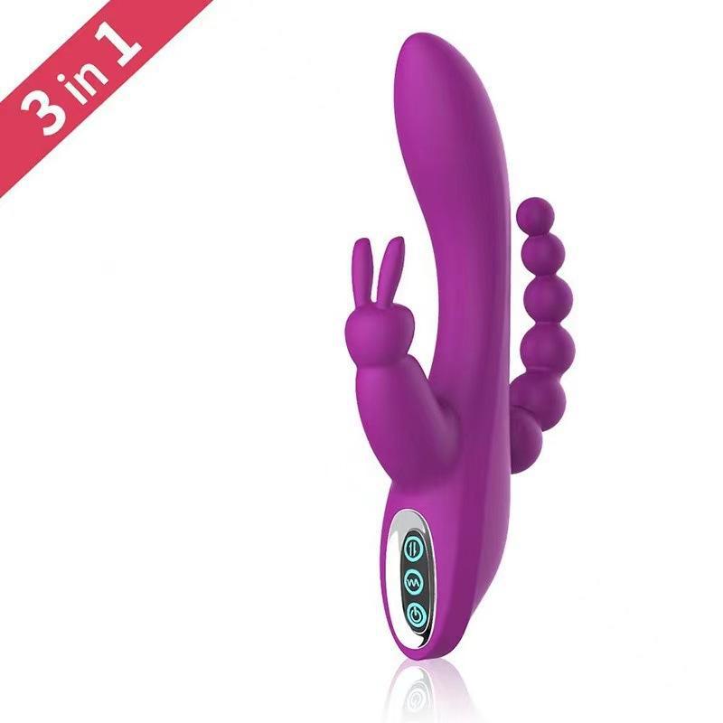 Three-in-one Anus G-Spot Rabbit Vibrator