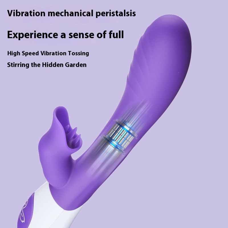 Tongue licking G-Spot and Clitoral Suction Stimulator