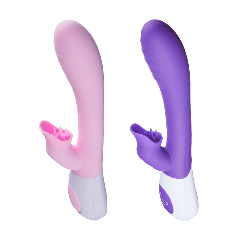Tongue licking G-Spot and Clitoral Suction Stimulator