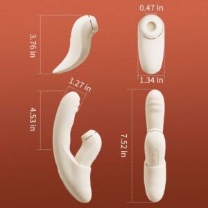 SVAKOM 4 In 1 Thrusting Sucking Heating G-spot Vibrators