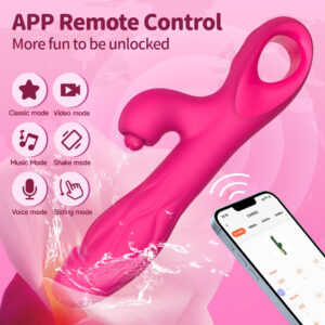 Jinny 4 In 1 Clitoris Tapping G-spot Expansion Vibrator App Control