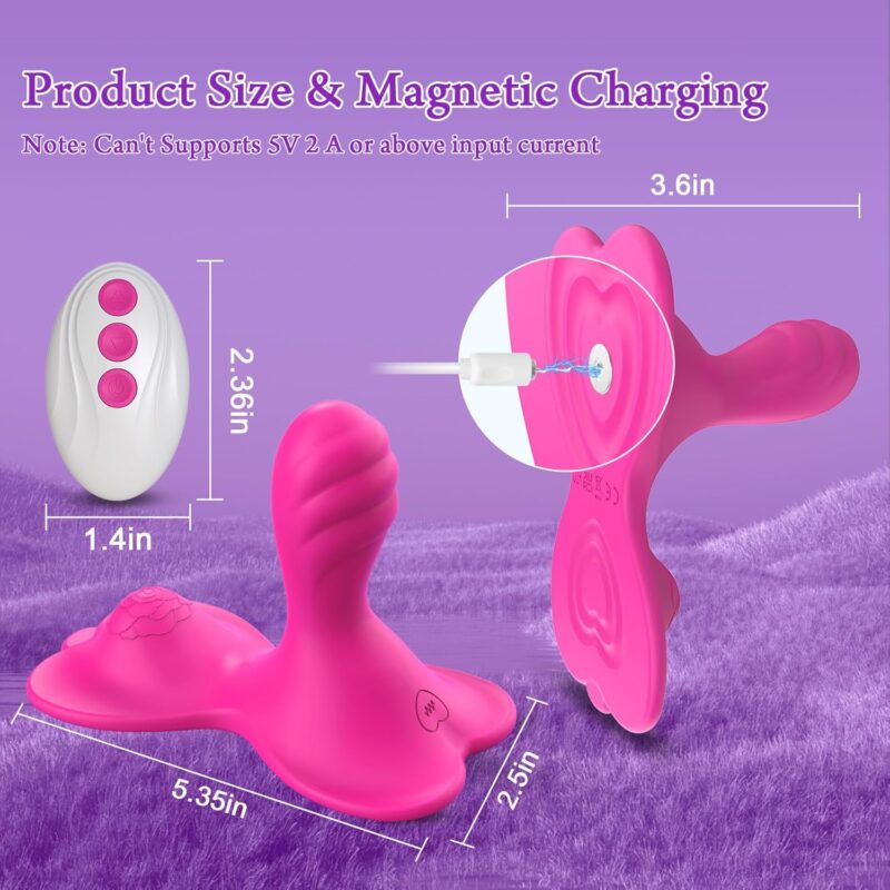 Sit-Ride Butterfly G-Spot Vibrating Cushion with APP Control
