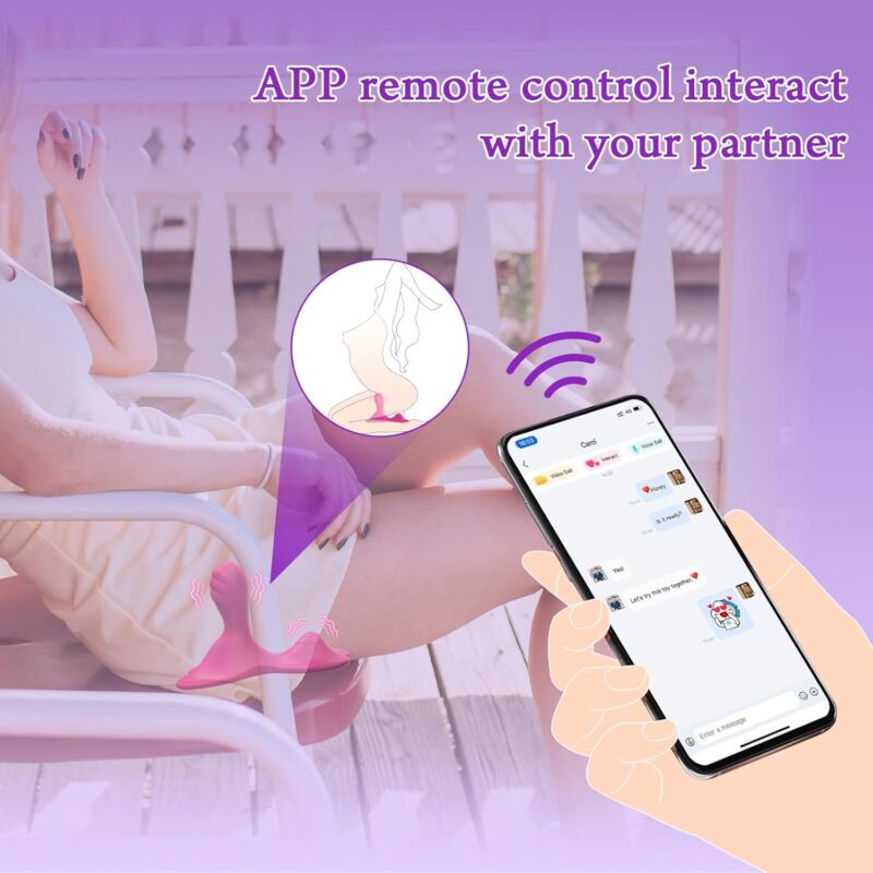 Sit-Ride Butterfly G-Spot Vibrating Cushion with APP Control
