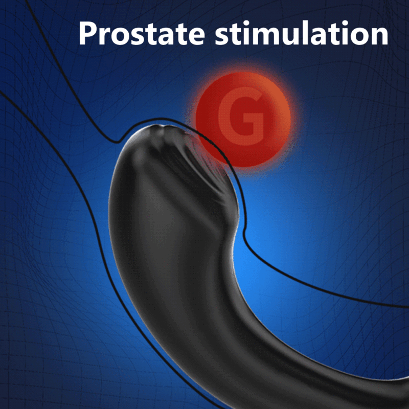 Greedy Finger Male Vibrating Clip Prostate Massager With Cock Ring
